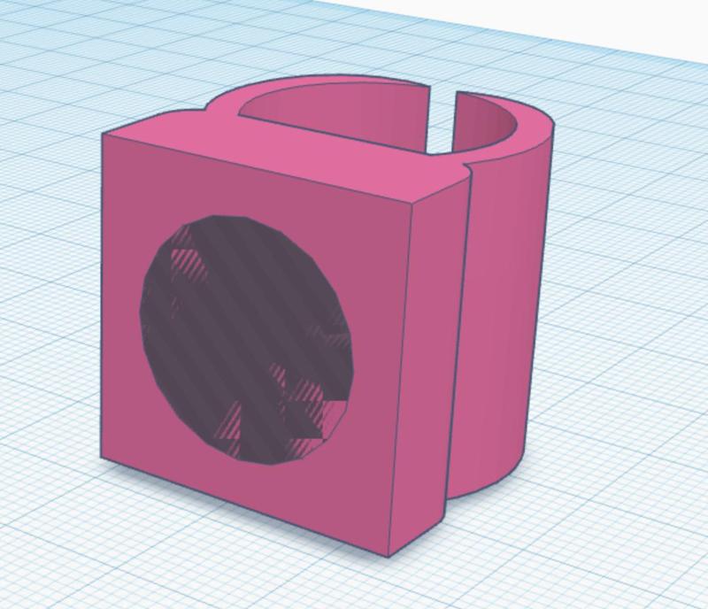 Cable clip w. magnet