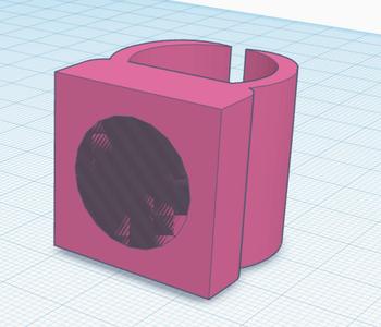 Cable clip w. magnet