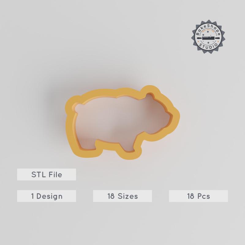 Panda Shape Cutter Set, 18 Sizes for Cookies, Fondant & Clay, Animal-Themed Craft & Baking Tool PRODUCT_139