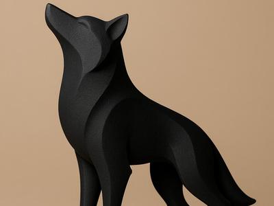 Wolf Sculpture - Home Decor