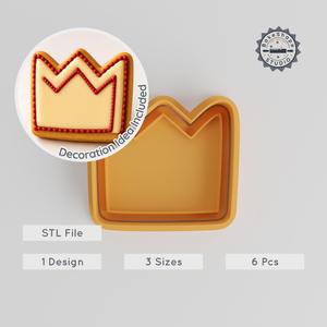 Magha Nakshatra Vedic Astrology Shape Cutter & Stamp Set, Perfect for Cookies & Fondant, 6 Pc, S/M/L Sizes PRODUCT_1078