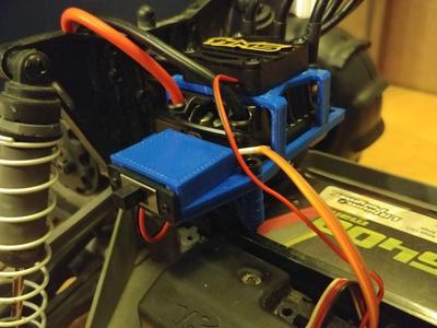 Castle Sidewinder 4 ESC cage - Rustler Base And Switch Mount