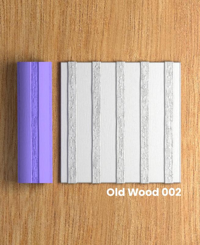 Collection SpringGreen | Old Wood 002 | Polymer Clay Seamless Texture Roller