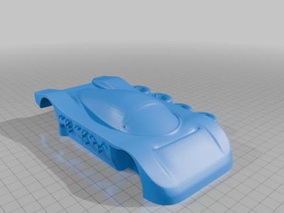 MERCEDES BRAILE CAR 1/32 SCALE