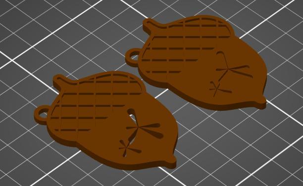 ALD Acorn Keychain