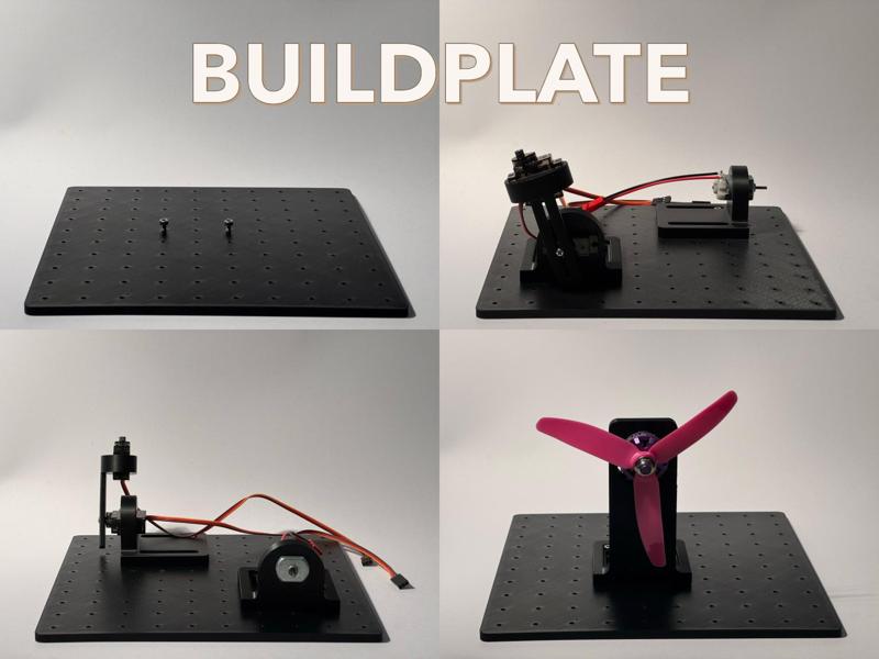 M3 Grid Build Plate