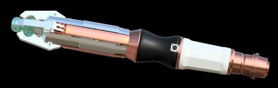 11th Doctors Sonic Screwdriver (season 5-6 variant) CNC Kit