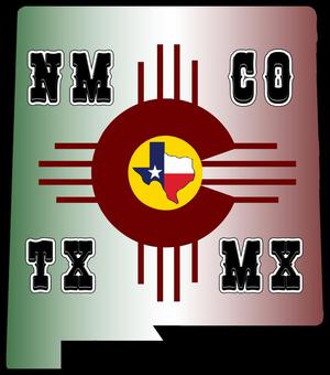 HISPANIC HERITAGE CULTURAL NEW MEXICO SYMBOL with braille