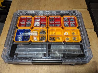 Toughbuilt Stacktech Large Parts Organizer 2 & 3 Tier Nesting Bins