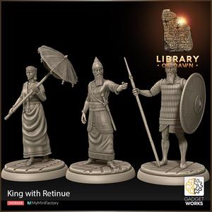 Babylonian King and Retinue - Library of Dawn