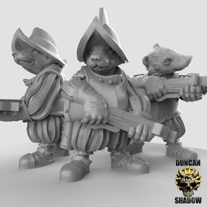 Badger Warriors with Crossbows (pre supported)