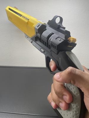 Helldivers 2 LAS-58 Talon Revolver Pistol Sidearm Replica Prop Cosplay 3D print printable