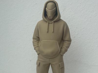 Cyborg Figure | Detailed Sci-Fi Miniature