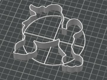 Poodle dough cutter