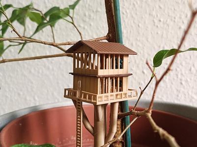 Miniature tree house