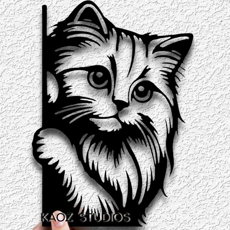 kitty wall art cat wall decor kitten decoration