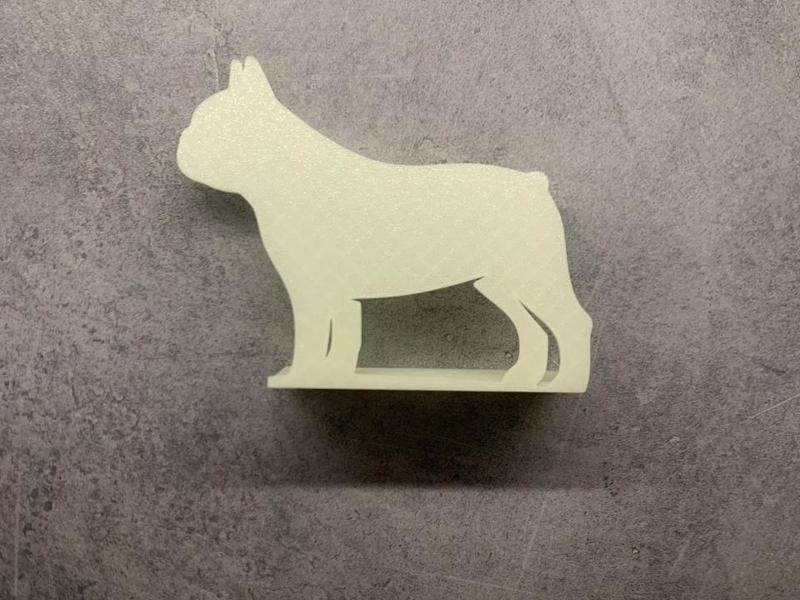 French bulldog table decor