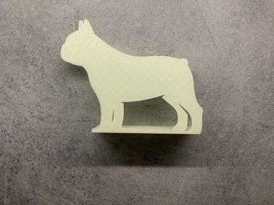 French bulldog table decor