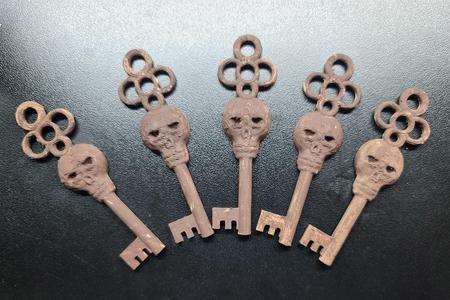 Skeleton Skull Key Prop