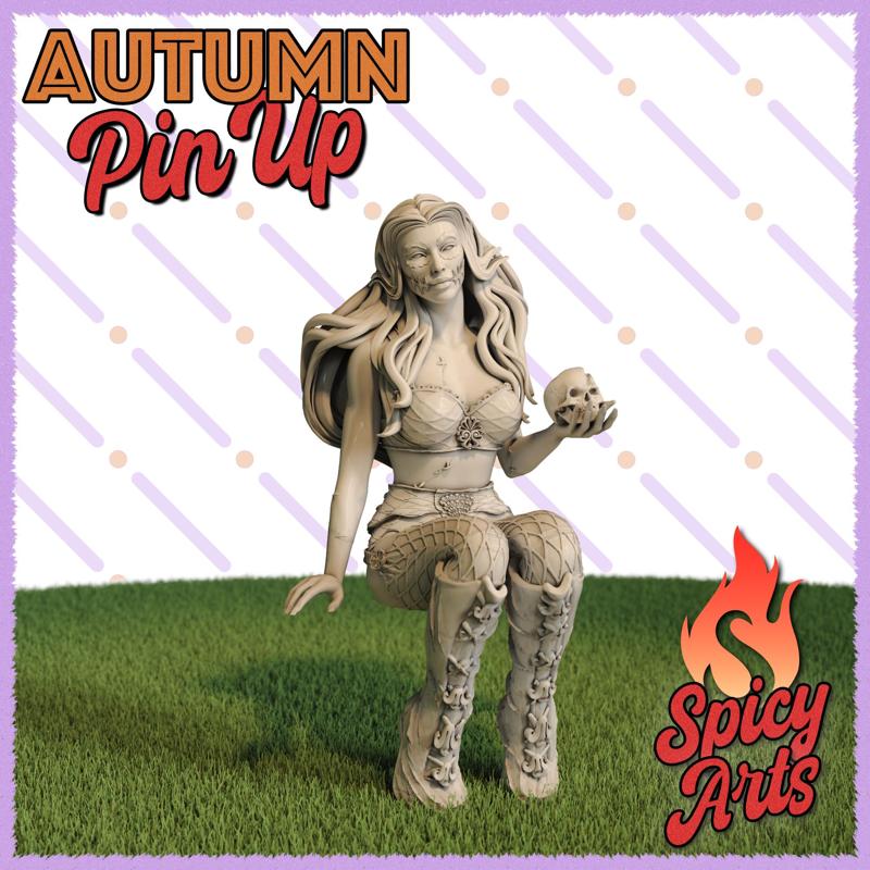 Autumn - (SFW) Zombie Pin-Up For Shelf