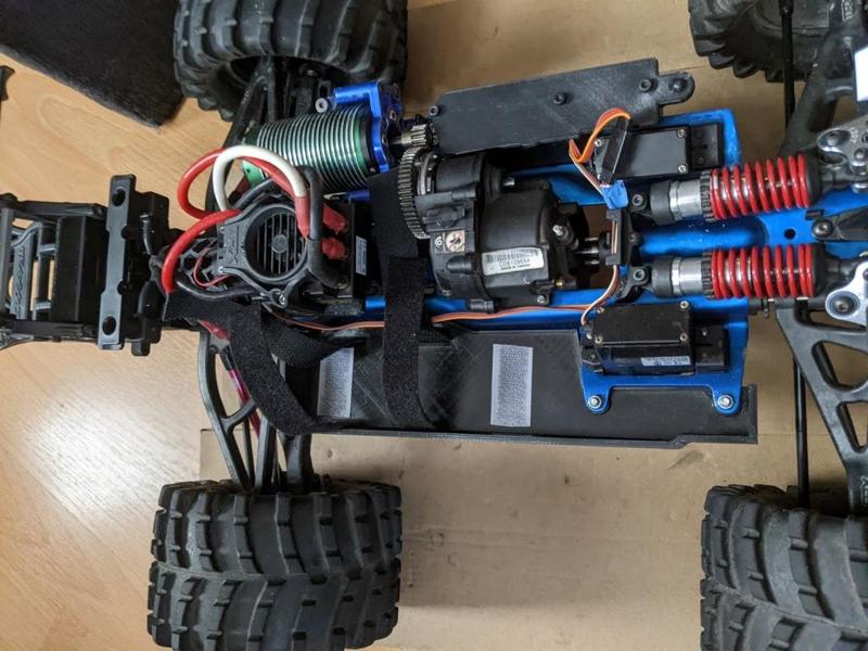 Traxxas Revo Battery Plate for Electric Conversion