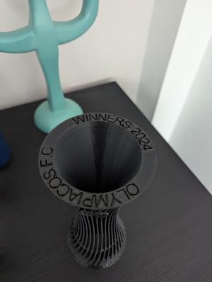  EUROPA CONFERENCE LEAGUE TROPHY OLUMPIAKOS 2024 ENGRAVED