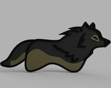 Wolf-Rimworld 2D-Art