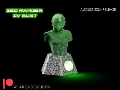 Zeo Ranger IV Bust with LED Base