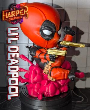 Li'l Deadpool - Multicolor - Collectable Fanart Figure