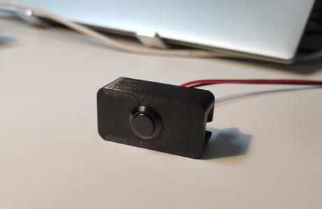 Miata dash button mount (fog light location)
