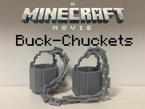 Buck-Chuckets (bucket nunchucks) Minecraft Movie