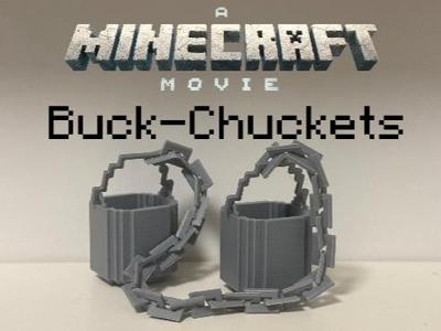 Buck-Chuckets (bucket nunchucks) Minecraft Movie