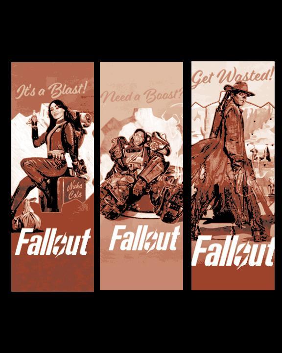 Fallout the Series Fanart Bookmarks - Set of 3