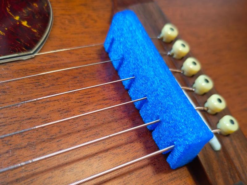 Guitar Rubber Bridge Replacement