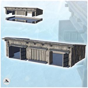 Barn with double doors (9) - Flames of war Bolt Action USSR WW2 Cold Era Modern Russia