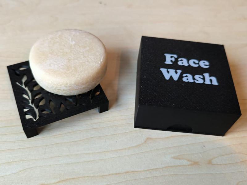 Travel Box for Soap Bar or Face Wash with Tray