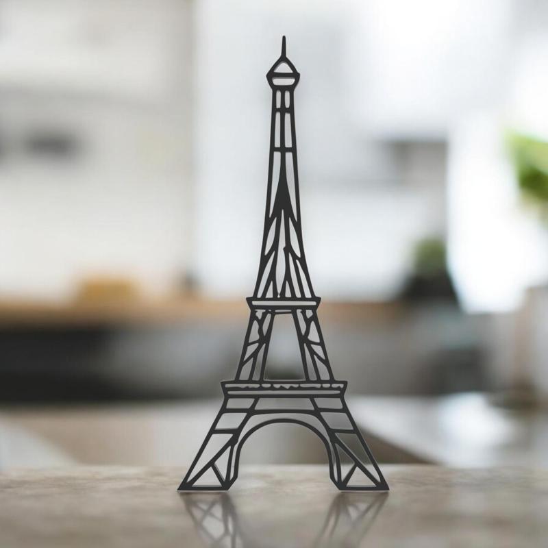 Eiffel Tower Line Art - Desktop Line Art