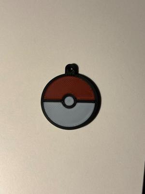 Pokeball Keychain