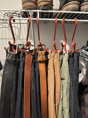 Denim Hook and Belt Holder
