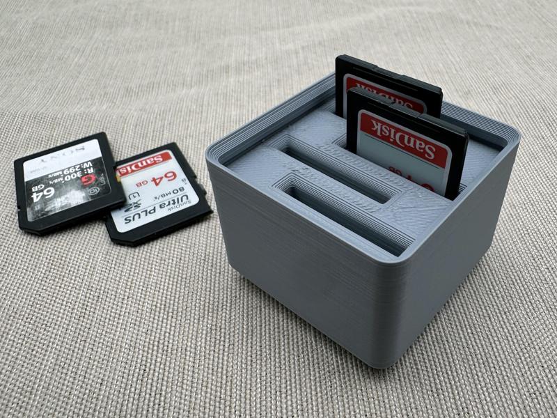 Gridfinity SD Card Holder Easy Grab