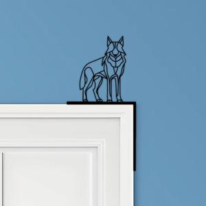 Wolf Door Corner Decor
