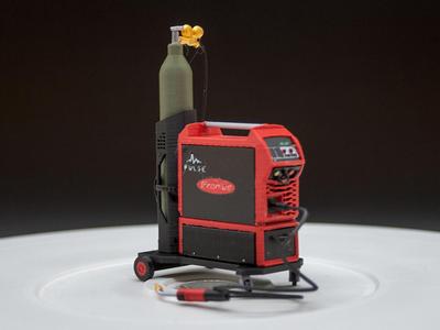 Miniature Welder for Garage Diorama, scale 1:18