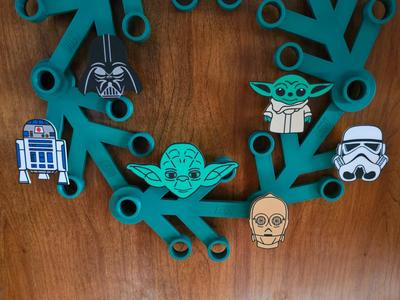 Star Wars Ornaments for Brick Wreath