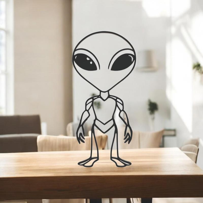 Alien Line Art - Desktop Line Art