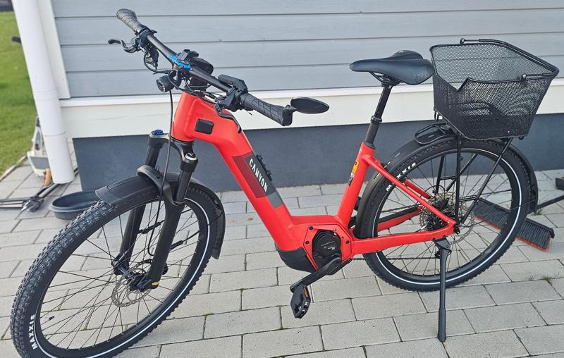 Canyon Pathlite On Racktime adapter