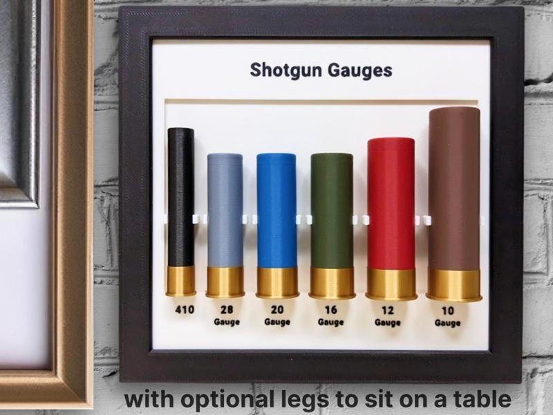 Shotgun Shells in a Modern Frame | All Printable