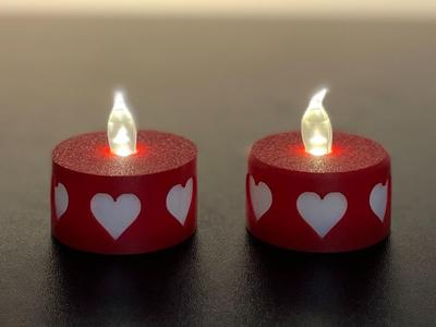 Tea Light Cover for Valentine's Day
