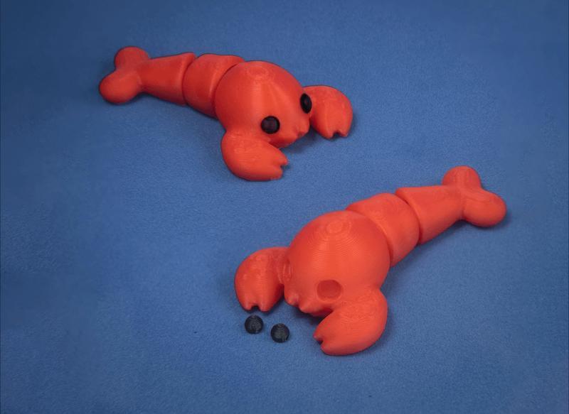 Articulated Lobster & keychain