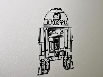 Star Wars R2D2 droid wall art decoration
