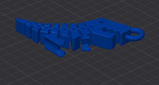 Flexi Rex Keychain